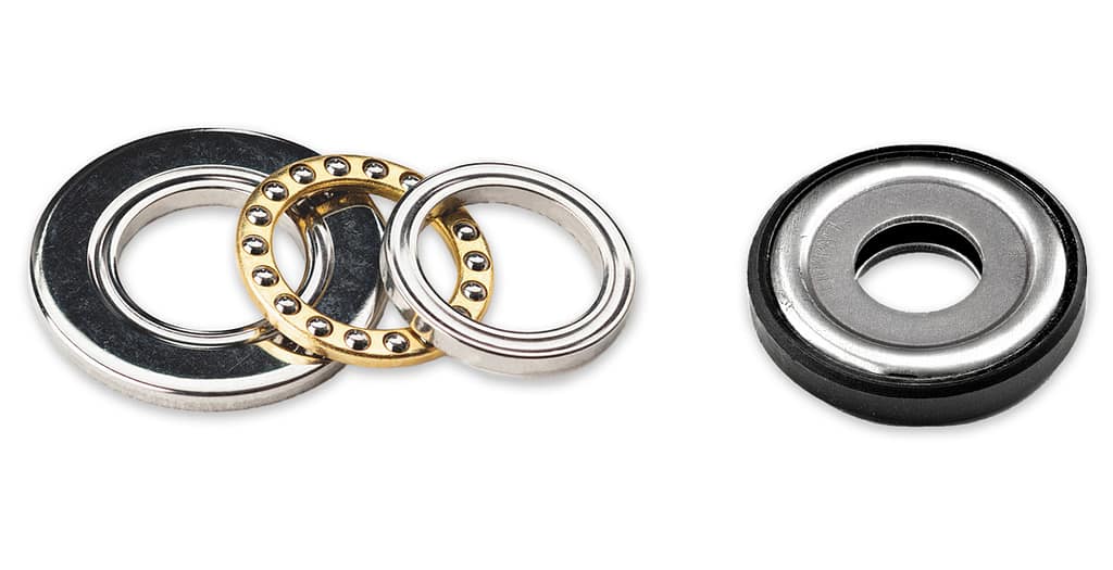 Ungreased vs. greased bearing