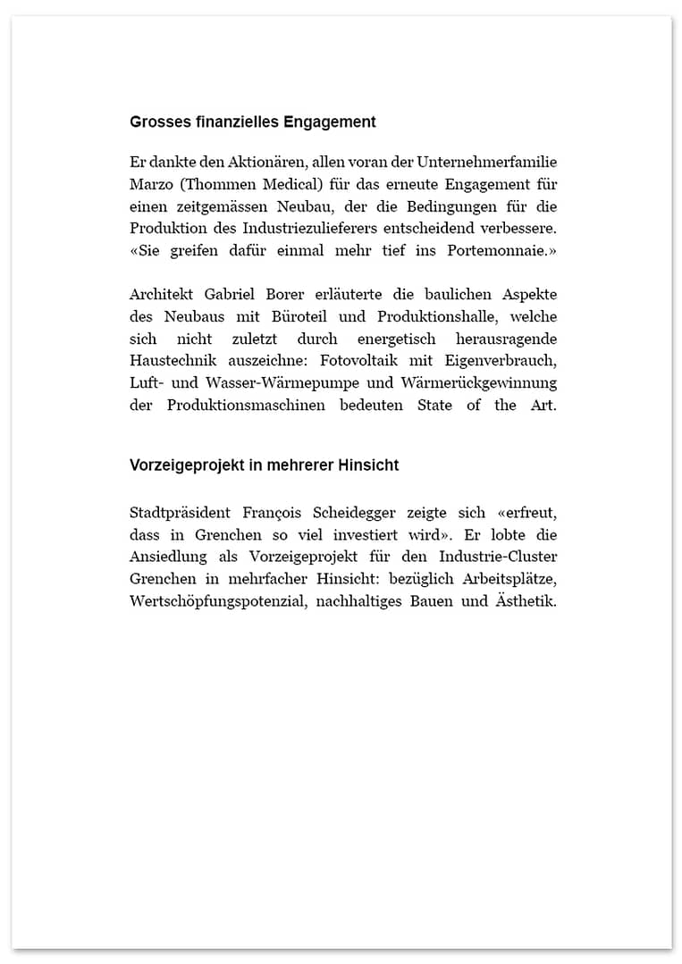 Ekko-Meister Grenchner Zeitung S.2