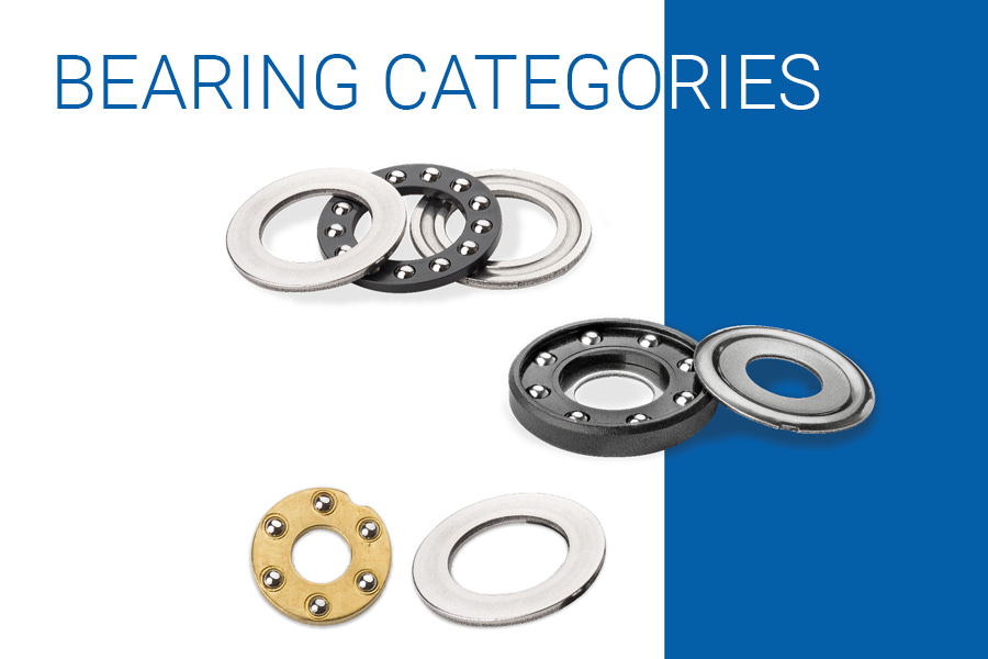 Ekko-Meister AG offers different thrust bearing categories like sets and indivual components